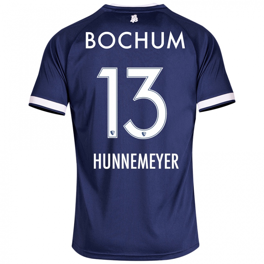 Niño Camiseta Maja Hünnemeyer #13 Azul Oscuro 1ª Equipación 2024/25 La Camisa Chile