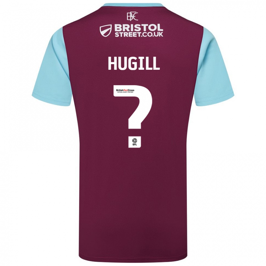 Niño Camiseta Will Hugill #0 Borgoña Azul Cielo 1ª Equipación 2024/25 La Camisa Chile