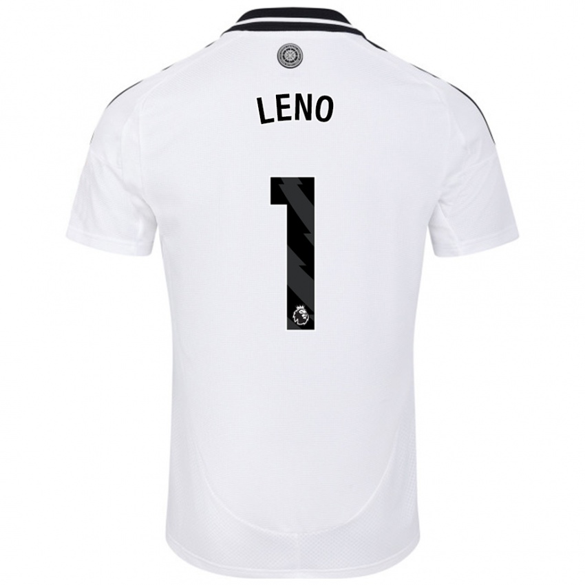 Niño Camiseta Bernd Leno #1 Blanco 1ª Equipación 2024/25 La Camisa Chile