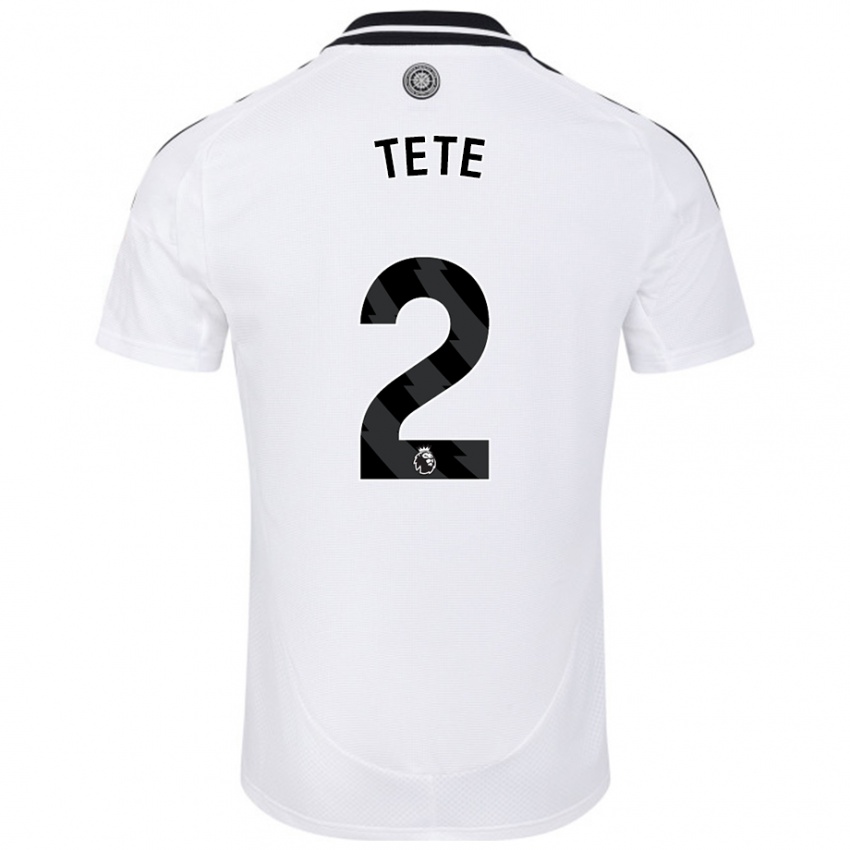 Niño Camiseta Kenny Tete #2 Blanco 1ª Equipación 2024/25 La Camisa Chile