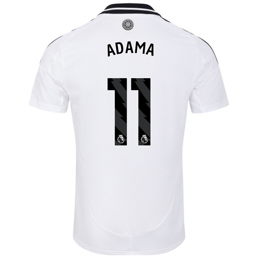 Niño Camiseta Adama Traoré #11 Blanco 1ª Equipación 2024/25 La Camisa Chile