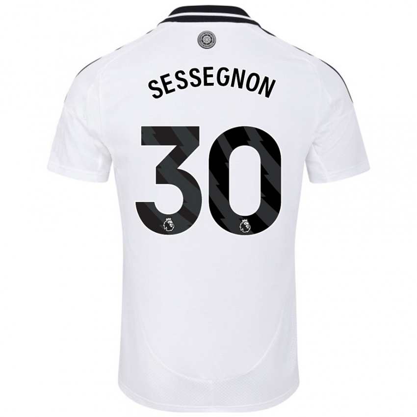 Niño Camiseta Ryan Sessegnon #30 Blanco 1ª Equipación 2024/25 La Camisa Chile