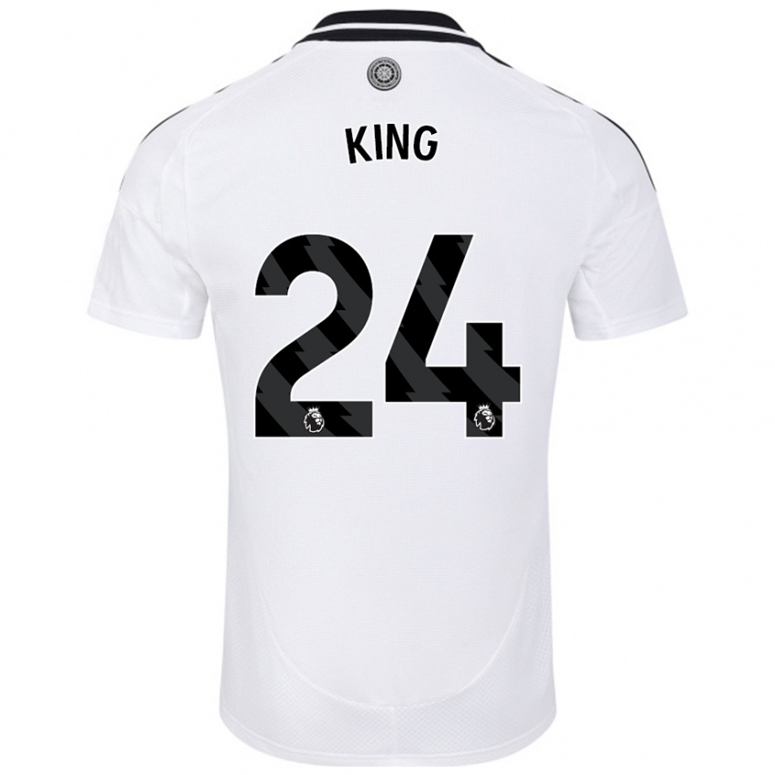 Niño Camiseta Joshua King #24 Blanco 1ª Equipación 2024/25 La Camisa Chile