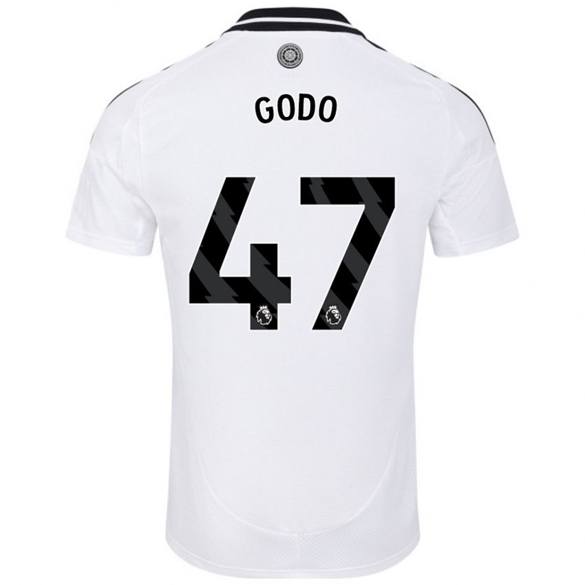 Niño Camiseta Martial Godo #47 Blanco 1ª Equipación 2024/25 La Camisa Chile