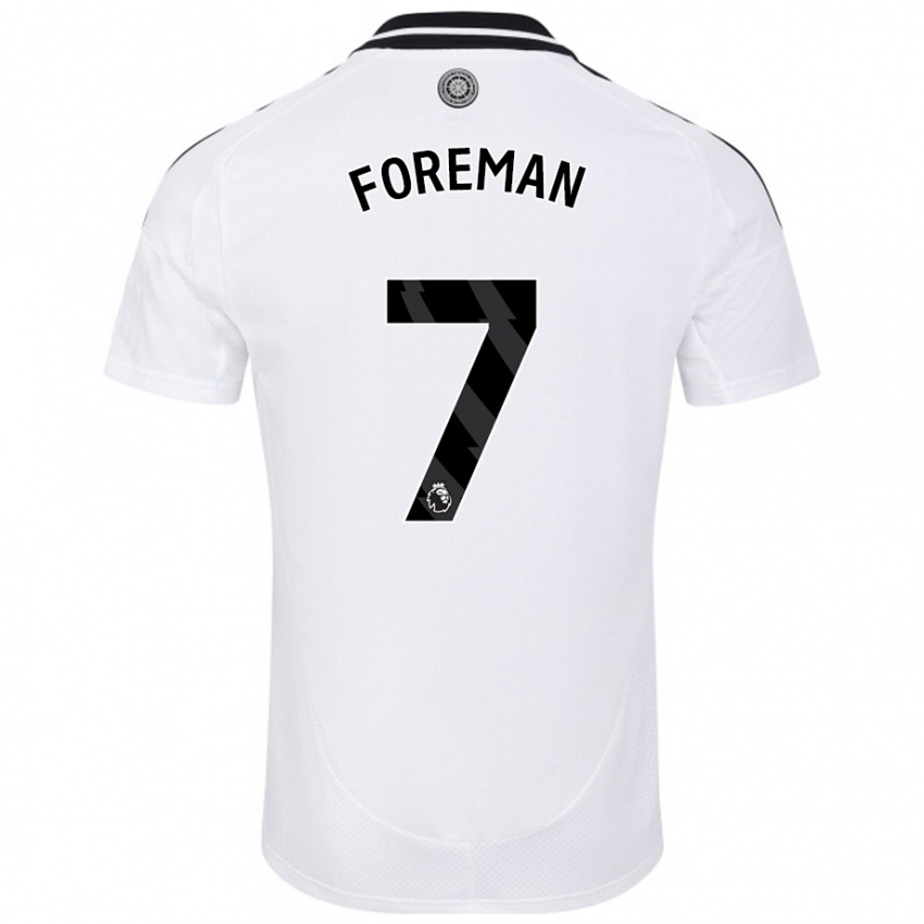 Niño Camiseta Tia Foreman #7 Blanco 1ª Equipación 2024/25 La Camisa Chile