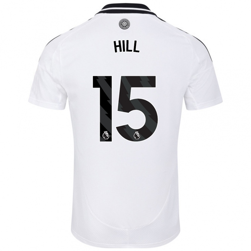 Niño Camiseta Anisha Hill #15 Blanco 1ª Equipación 2024/25 La Camisa Chile