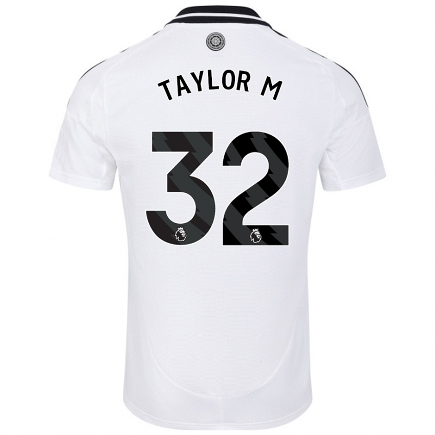 Niño Camiseta Belle Taylor-M #32 Blanco 1ª Equipación 2024/25 La Camisa Chile