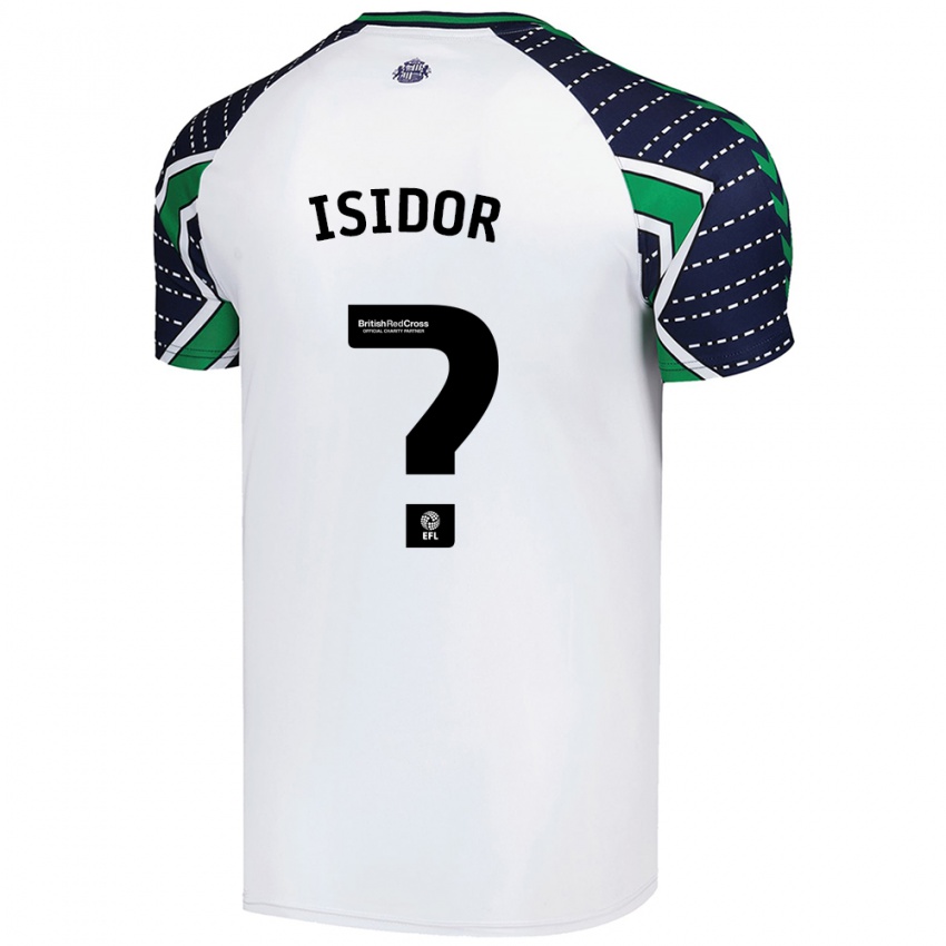 Niño Camiseta Wilson Isidor #0 Blanco 2ª Equipación 2024/25 La Camisa Chile