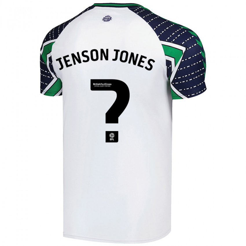 Niño Camiseta Jenson Jones #0 Blanco 2ª Equipación 2024/25 La Camisa Chile