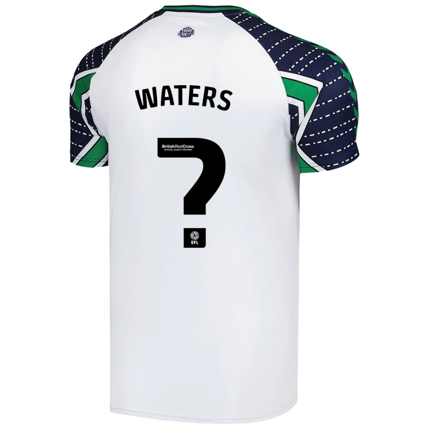 Niño Camiseta Jake Waters #0 Blanco 2ª Equipación 2024/25 La Camisa Chile