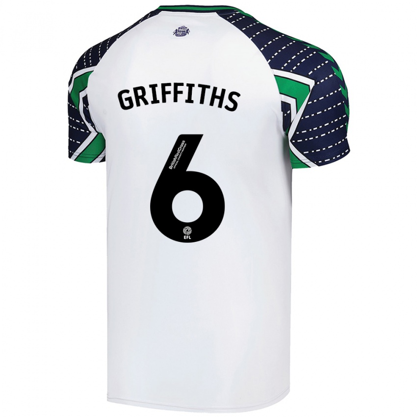 Niño Camiseta Louise Griffiths #6 Blanco 2ª Equipación 2024/25 La Camisa Chile