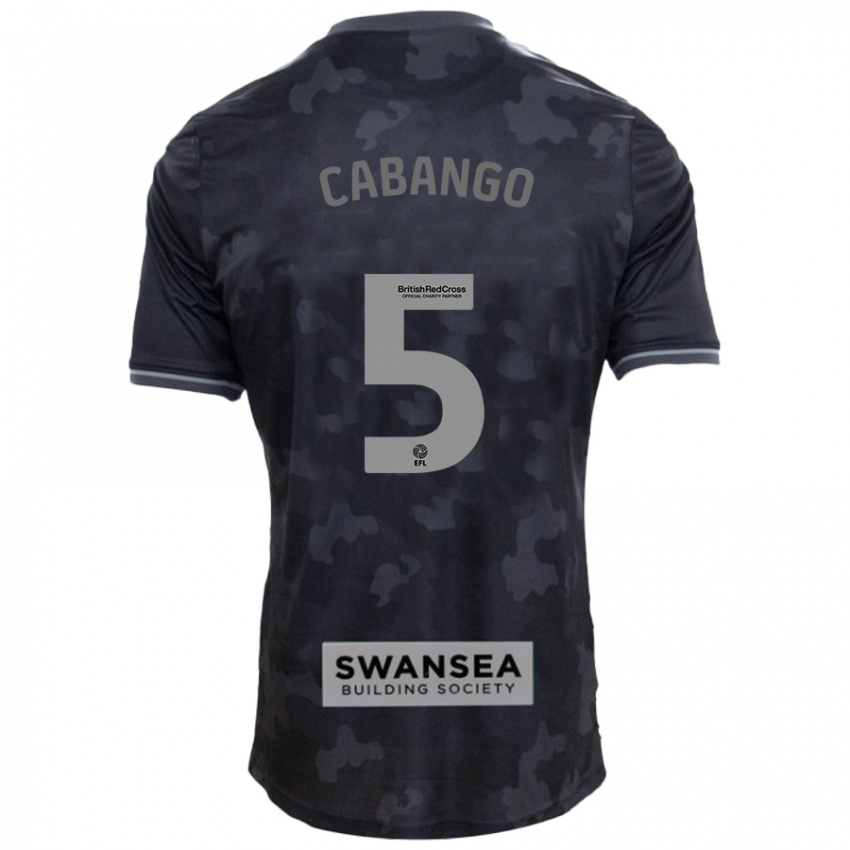 Niño Camiseta Ben Cabango #5 Negro 2ª Equipación 2024/25 La Camisa Chile