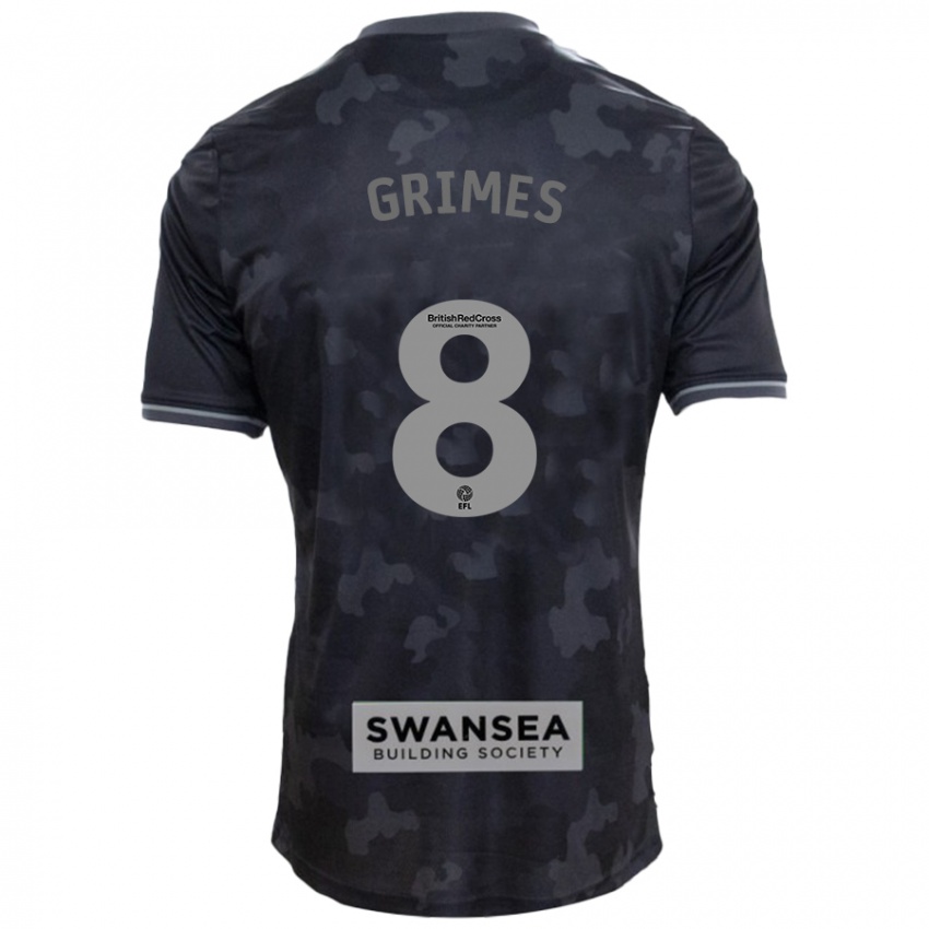 Niño Camiseta Matt Grimes #8 Negro 2ª Equipación 2024/25 La Camisa Chile