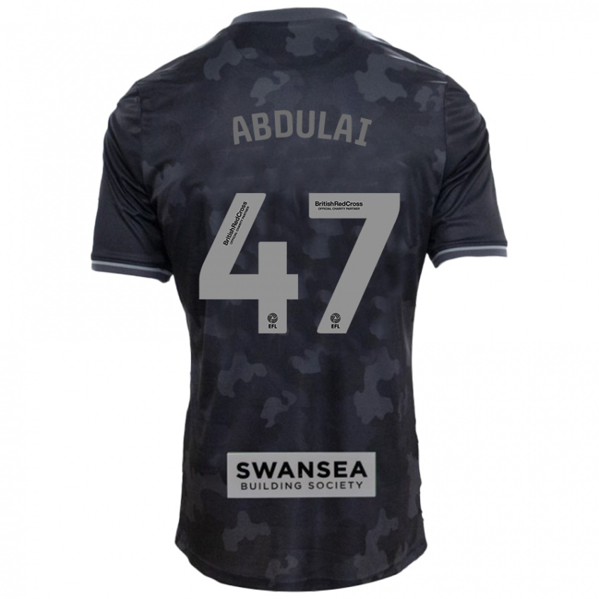 Niño Camiseta Azeem Abdulai #47 Negro 2ª Equipación 2024/25 La Camisa Chile