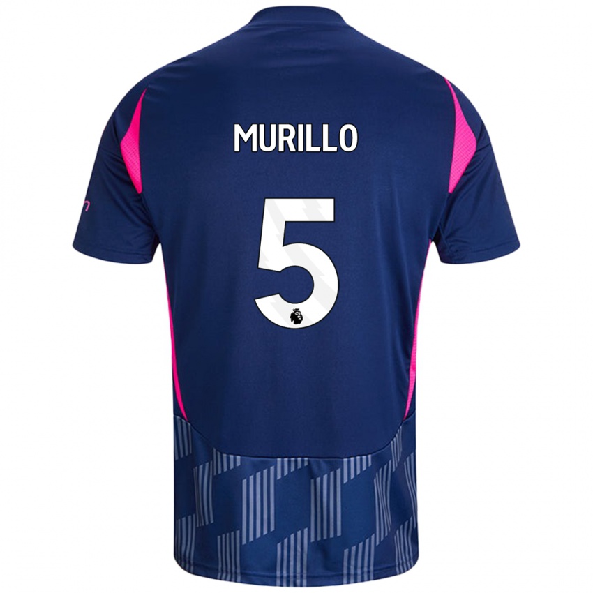 Niño Camiseta Murillo #5 Azul Real Rosa 2ª Equipación 2024/25 La Camisa Chile