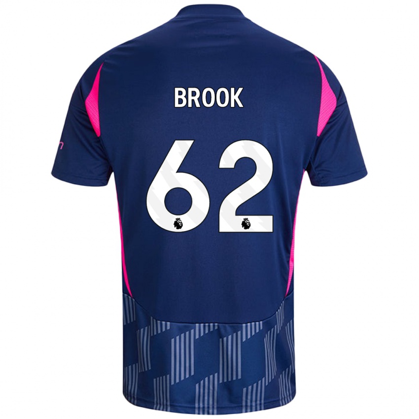 Niño Camiseta Will Brook #62 Azul Real Rosa 2ª Equipación 2024/25 La Camisa Chile