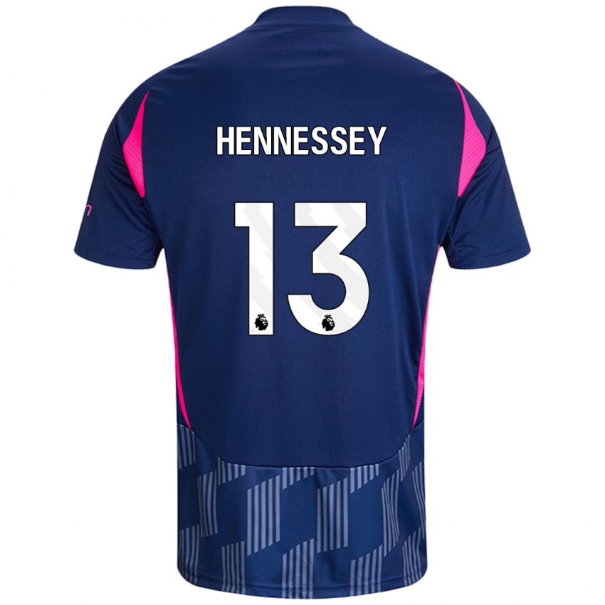 Niño Camiseta Wayne Hennessey #13 Azul Real Rosa 2ª Equipación 2024/25 La Camisa Chile