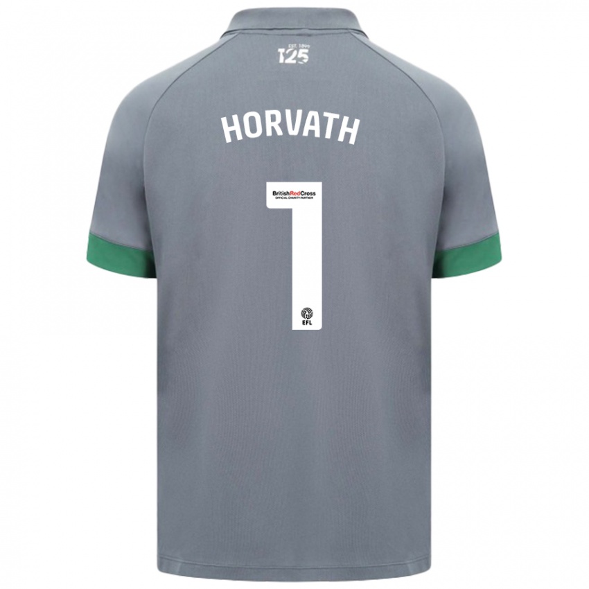 Niño Camiseta Ethan Horvath #1 Gris Oscuro 2ª Equipación 2024/25 La Camisa Chile