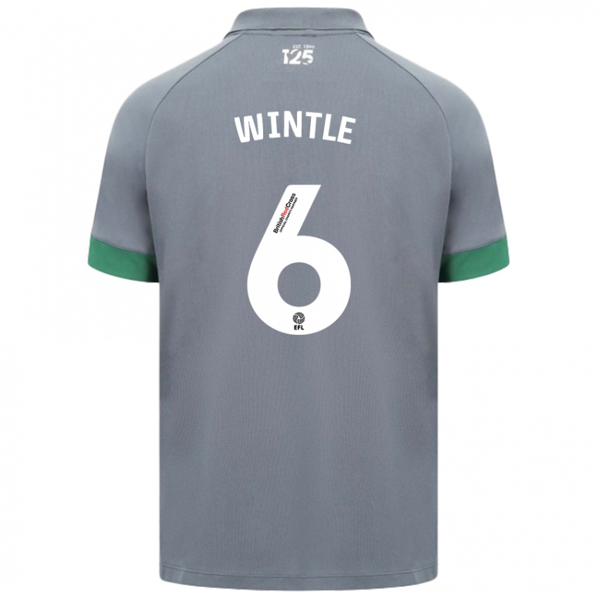 Niño Camiseta Ryan Wintle #6 Gris Oscuro 2ª Equipación 2024/25 La Camisa Chile