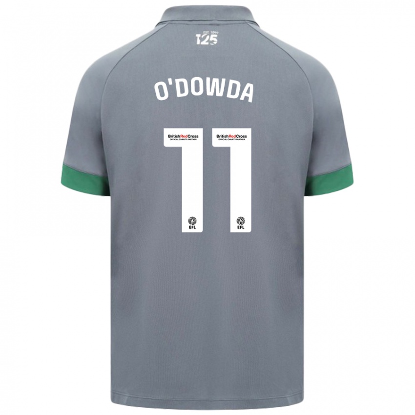 Niño Camiseta Callum O'dowda #11 Gris Oscuro 2ª Equipación 2024/25 La Camisa Chile