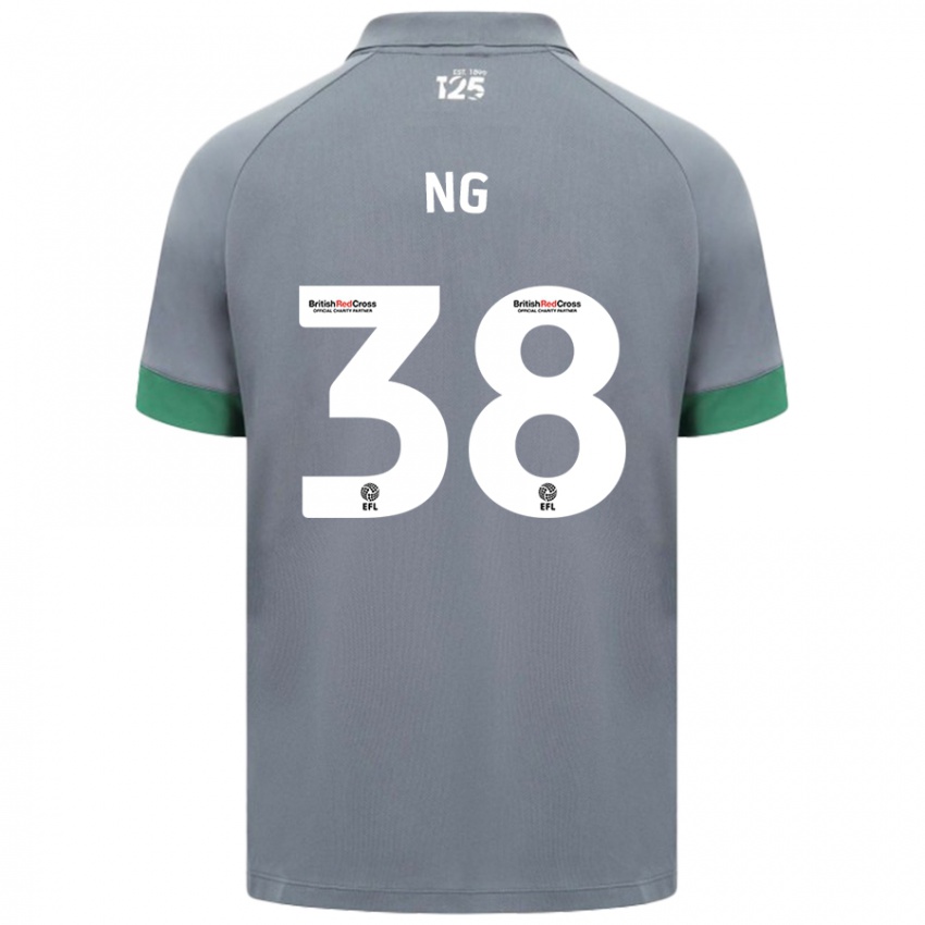 Niño Camiseta Perry Ng #38 Gris Oscuro 2ª Equipación 2024/25 La Camisa Chile