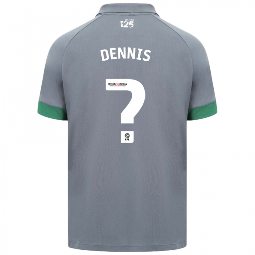 Niño Camiseta Jake Dennis #0 Gris Oscuro 2ª Equipación 2024/25 La Camisa Chile