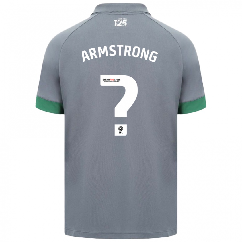 Niño Camiseta Luke Armstrong #0 Gris Oscuro 2ª Equipación 2024/25 La Camisa Chile