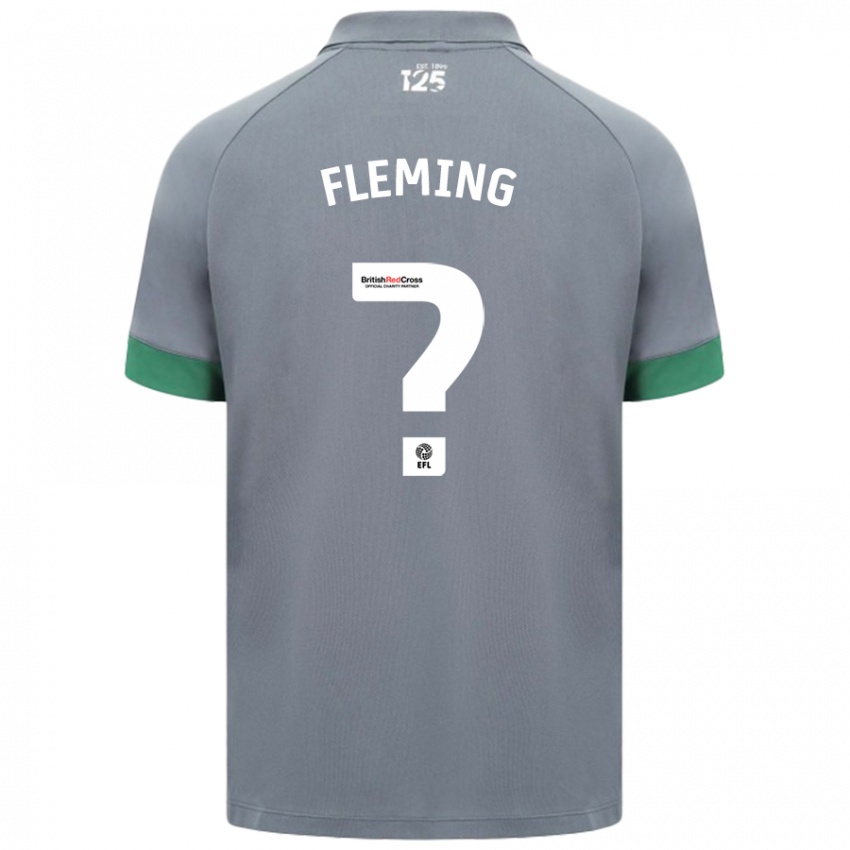 Niño Camiseta Cole Fleming #0 Gris Oscuro 2ª Equipación 2024/25 La Camisa Chile