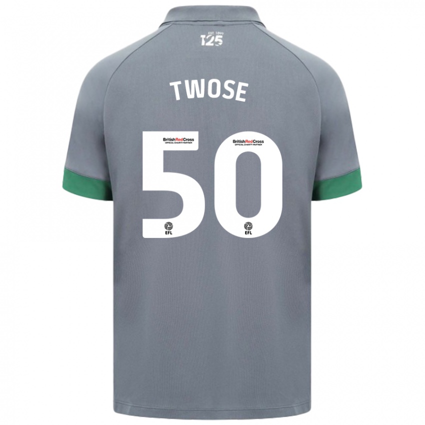 Niño Camiseta Cody Twose #50 Gris Oscuro 2ª Equipación 2024/25 La Camisa Chile