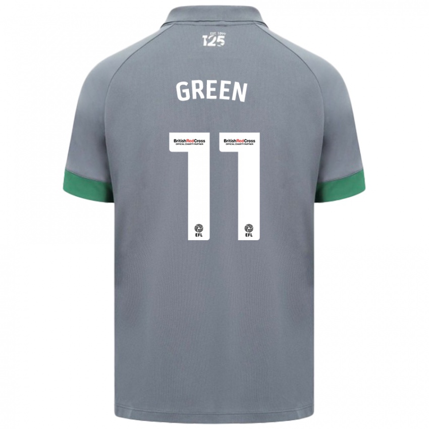 Niño Camiseta Danielle Green #11 Gris Oscuro 2ª Equipación 2024/25 La Camisa Chile