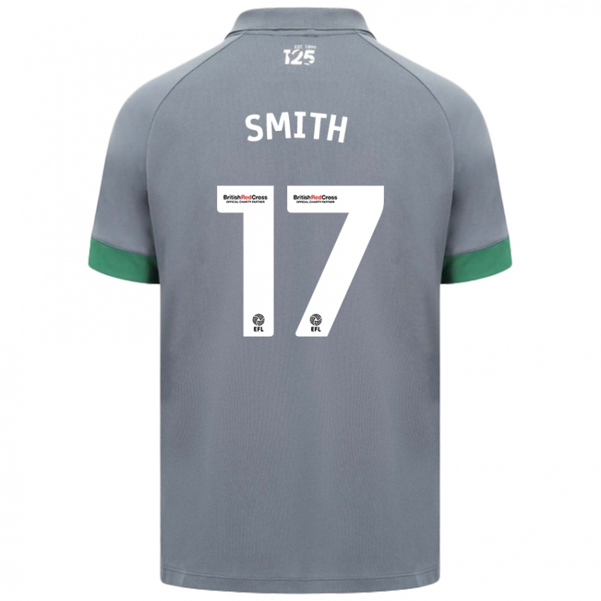 Niño Camiseta Hollie Smith #17 Gris Oscuro 2ª Equipación 2024/25 La Camisa Chile