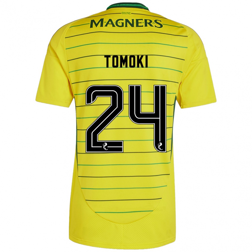 Niño Camiseta Tomoki Iwata #24 Amarillo 2ª Equipación 2024/25 La Camisa Chile