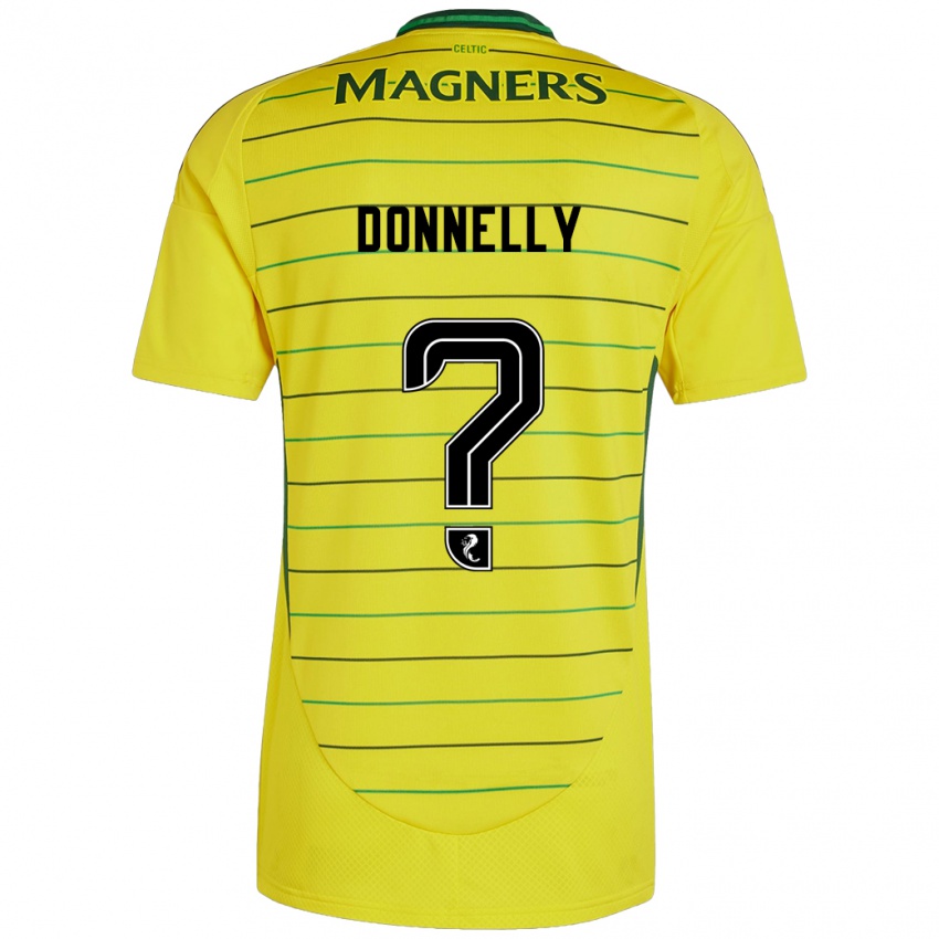 Niño Camiseta Jacob Donnelly #0 Amarillo 2ª Equipación 2024/25 La Camisa Chile