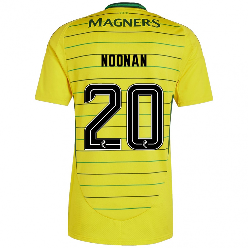 Niño Camiseta Saoirse Noonan #20 Amarillo 2ª Equipación 2024/25 La Camisa Chile