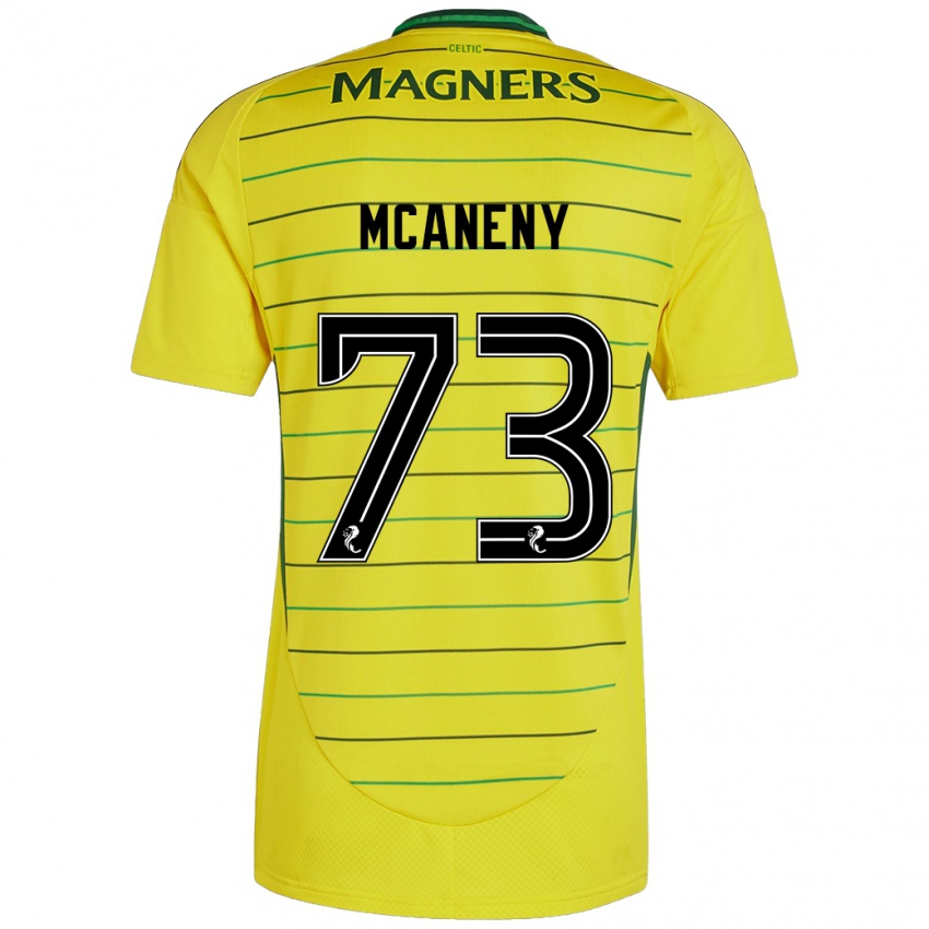 Niño Camiseta Maria Mcaneny #73 Amarillo 2ª Equipación 2024/25 La Camisa Chile