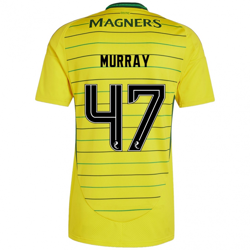 Niño Camiseta Dane Murray #47 Amarillo 2ª Equipación 2024/25 La Camisa Chile