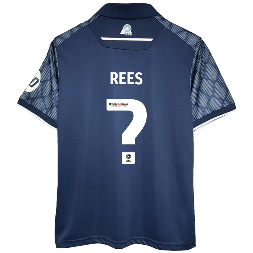 Niño Camiseta Joe Rees #0 Negro 2ª Equipación 2024/25 La Camisa Chile