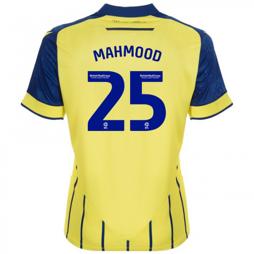 Niño Camiseta Mahmood #25 Amarillo Azul 2ª Equipación 2024/25 La Camisa Chile