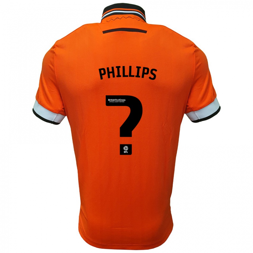 Niño Camiseta Jack Phillips #0 Naranja Blanco 2ª Equipación 2024/25 La Camisa Chile