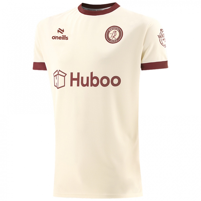 Niño Camiseta Elijah Morrison #33 Crema Blanco 2ª Equipación 2024/25 La Camisa Chile