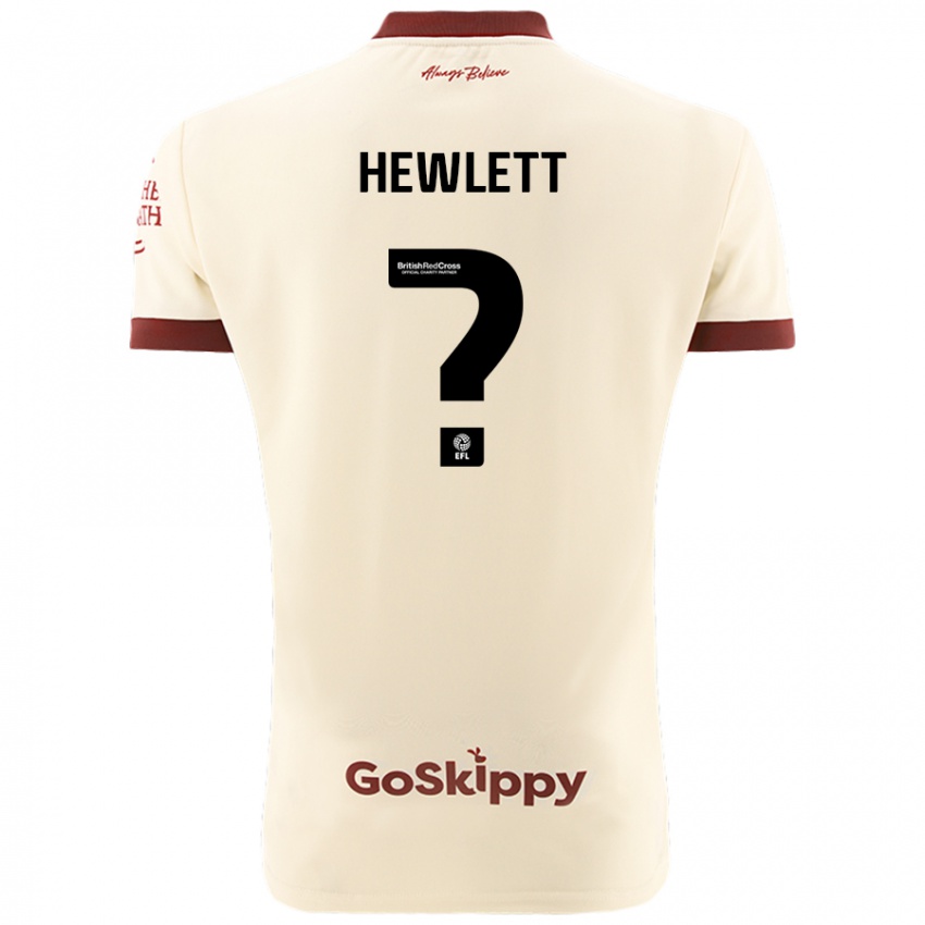 Niño Camiseta Callum Hewlett #0 Crema Blanco 2ª Equipación 2024/25 La Camisa Chile