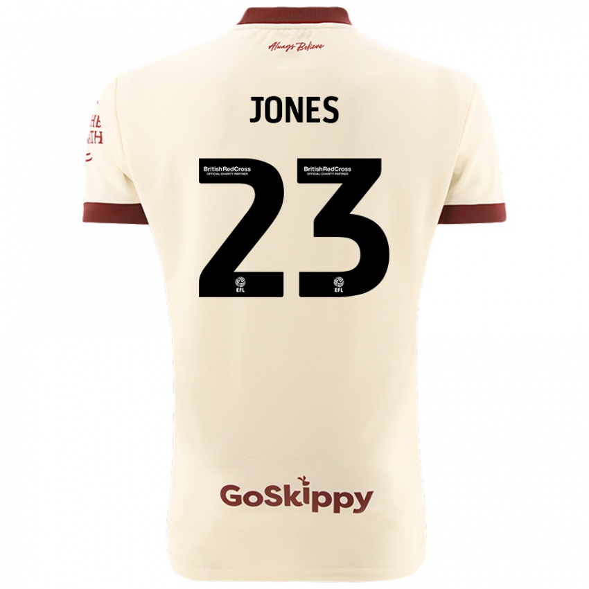 Niño Camiseta Carrie Jones #23 Crema Blanco 2ª Equipación 2024/25 La Camisa Chile