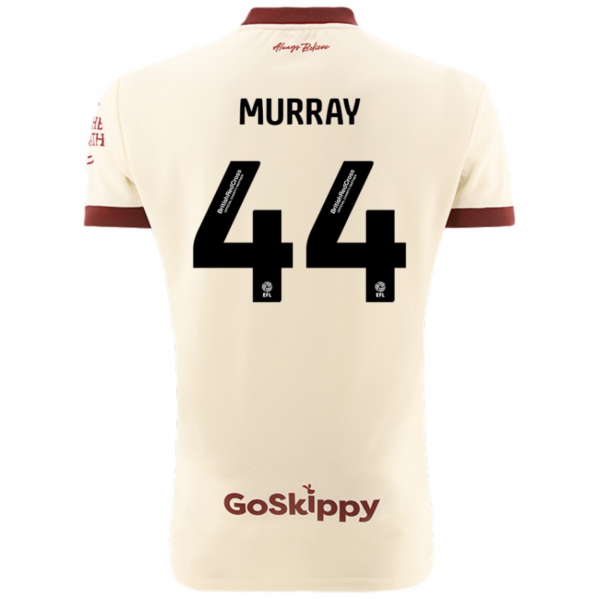 Niño Camiseta Satara Murray #44 Crema Blanco 2ª Equipación 2024/25 La Camisa Chile