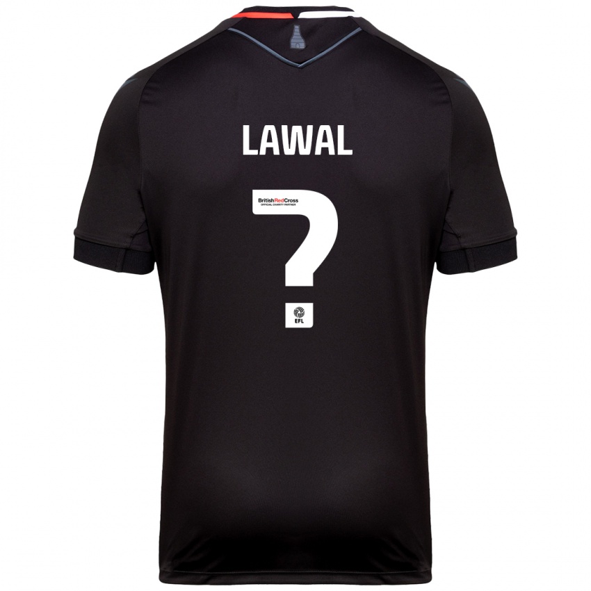 Niño Camiseta Bosun Lawal #0 Negro 2ª Equipación 2024/25 La Camisa Chile