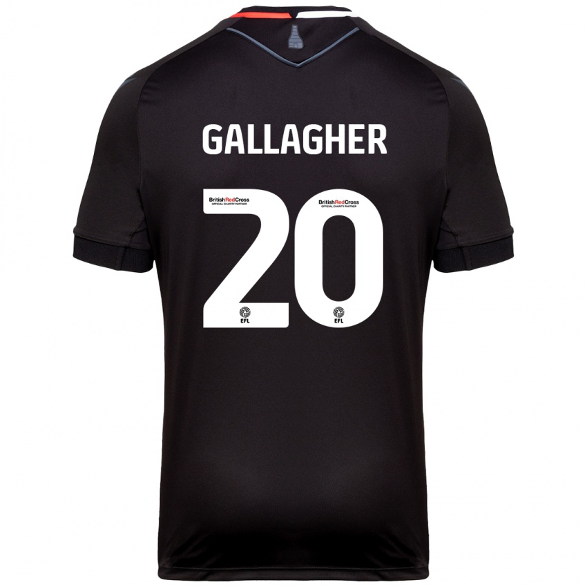 Niño Camiseta Sam Gallagher #20 Negro 2ª Equipación 2024/25 La Camisa Chile