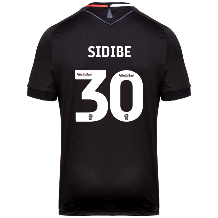 Niño Camiseta Souleymane Sidibe #30 Negro 2ª Equipación 2024/25 La Camisa Chile