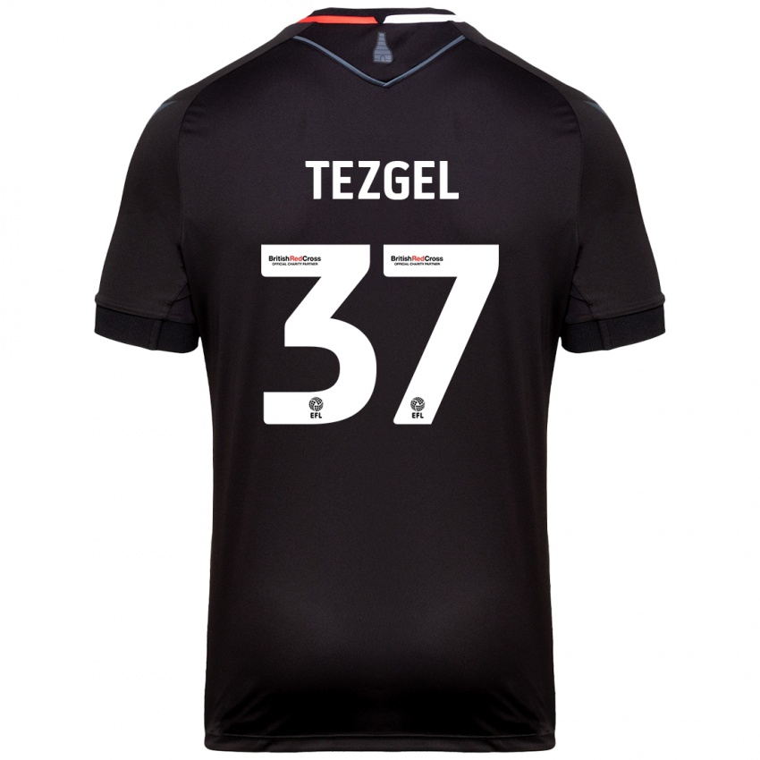 Niño Camiseta Emre Tezgel #37 Negro 2ª Equipación 2024/25 La Camisa Chile