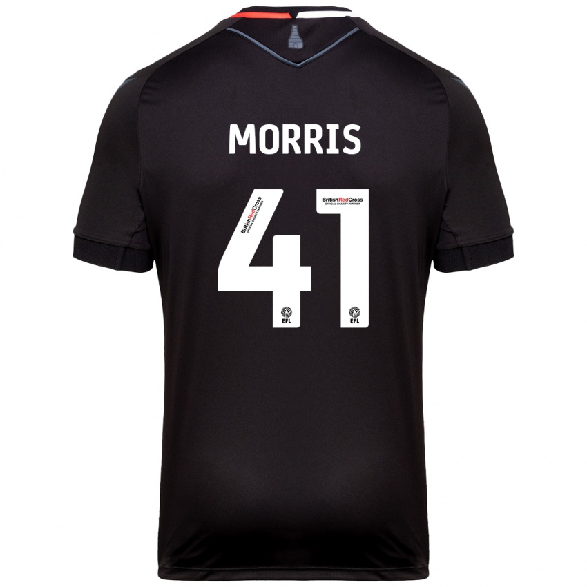 Niño Camiseta Scott Morris #41 Negro 2ª Equipación 2024/25 La Camisa Chile