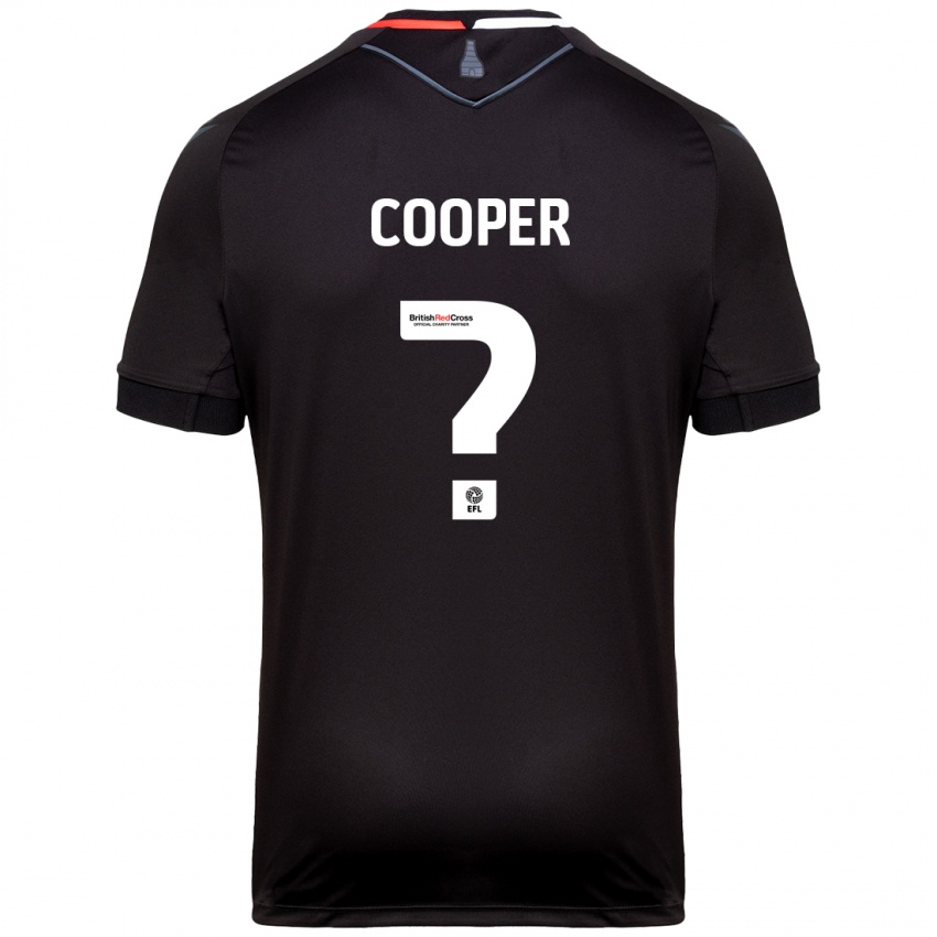 Niño Camiseta Noah Cooper #0 Negro 2ª Equipación 2024/25 La Camisa Chile