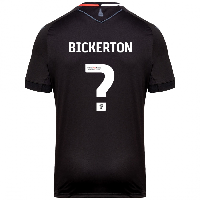 Niño Camiseta Josh Bickerton #0 Negro 2ª Equipación 2024/25 La Camisa Chile